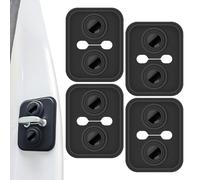 Generico Car Door Latch Covers - Dustproof Door Lock Protector Guards, 4-Piece Vehicle Entry Protective Covers for Wear Prevention And Noise Reduction, Soft Silicone Car Accessories