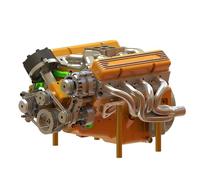 Generico Car Engine Model for Kids - Resin V8 Sculpture Craft, Simulated Engine Figurine Ornament, Small Table Decor Display, Collectible Mechanical | Home Office Decoration Gift for