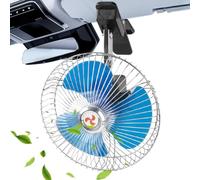 Generico Car Fan - 24V Auto Oscillating Clip On Cooling Fan for Vehicles