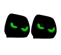Generico Car Headrest Cover, 2 Pieces Anti-Dirty Protector, Big Eyes Elastic Headrest Covers, For Automotive SUV Truck Vehicle Interior Decoration Seat Protection Style Accessory, Soft Stretch Fabric