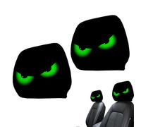 Generico Car Headrest Cover - Polyester, Cute Big Eye Elastic Headrest Protector | Car Seat Headrests Cover, Elastic Protector For Vehicle Interior Decoration And Seat Protection