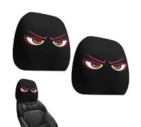 Generico Car Headrest Cover - Polyester, Cute Big Eye Elastic Headrest Protector | Car Seat Headrests Cover, Elastic Protector For Vehicle Interior Decoration And Seat Protection