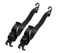 Generico Car Headrest Hook - 2pcs Universal Backseat Hanger Auto Storage Hook, Strong Load-Bearing Auto Seat Hooks Hanger for Bags, Umbrellas, Coats, and Packages