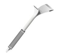 Generico Car Ice Scraper - Aluminum Non Slip Grip, Strong Frost And Snow Removal Tool, Comfortable Ergonomic Handle, for Quick Ice Clearing on Trucks SUVs And Cars, Winter Windshield, White