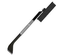 Generico Car Ice Scraper - Aluminum Non Slip Grip, Strong Frost And Snow Removal Tool, Comfortable Ergonomic Handle, for Quick Ice Clearing on Trucks SUVs And Cars, Winter Windshield, White