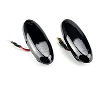 Generico Car LED Side Marker Light Dynamic Blinker Indicatore Di Direzione Per Mazda MPV B2500 Pick Up 323 Per Etude P5 323F Per Astina MX-6 Indicatore Di Direzione(Dynamic Smoked)