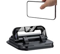 Generico Car Phone Holder - 2-in-1 Adjustable Suction Phone Holder Number Plate | Smartphone Mount Number Plate For Automotive, Vehicle, Dashboard, Commuting, Driving, Camping