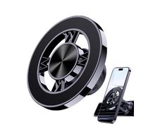 Generico Car Phone Mount Magnetic - Ultra Strong Suction, Adjustable View Angle Stand, Anti Shake Mobile Support | Multi Surfaace Dashboard Dock, Sl ompact Attachment For Android GPS