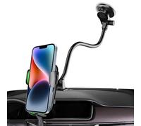 Genérico Car Phone Mount - Phone Mount Stand Suction Cup Car Dashboard Windshield | Suction Cup Long Arm Auto Phône Mounting Stand | Thickened Adjustable Cars Phône Holder for Windshield Dashboard