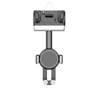 Generico Car Phone Mount, Rearview Mirror Bracket, Adjustable Smartphone 360 Rotating Holder, Dashboard Accessory Grip for RV, Sedan, Automotive, Vehicle, Driving, Color Black with Gray
