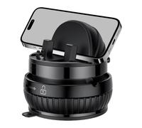 Generico Car Phone Mount With Cable Organizer Suction Cup Dashboard Stand