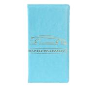 Generico Car Registration Holder, Insurance Card Wallet, Driver Document Pouch, Sturdy Compact Easy to Store Secure Closure Lightweight for License, 9.45x5.12 Inches
