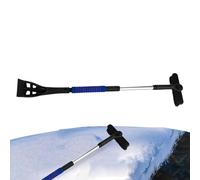 Generico Car Scraper Snow Brush - Car Ice Scraper, Cleaner Removal Tool | Extendable Windshield Snow Scrapers for Winter Glass Window Door Truck SUV