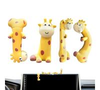 Generico Car Screen Decor - Cute 3D Giraffe Figurine | Adhesive Desk Model