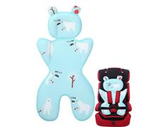 Generico Car Seat Cooling Pad Toddler | Cooling Seat Cushion for Kids | Cotton Stroller Seat Liner, Breathable Stroller Seat Pad, Mesh Baby Seat Liner, Eco-Friendly Cooling Pad