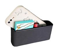 Genérico Car Seat Organizer - Adhesive Storage Box | Space-Saving Back-of-Seat Organizer For Cars, SUVs, Trucks, RVs, Compact Holder For Phone, Keys, Cards, Sunglasses, Interior Vehicle Accessory