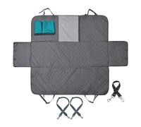 Generico Car Seat Protector for Dogs, 53.94 inch Waterproof and Scratch-Resistant Rear Seat Mat with Non-Slip Bottom, Transparent Mesh Cover & Adjustable Straps - Fit for Cars, SUVs & Trucks