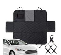 Generico Car Seat Protector for Dogs, 53.94 inch Waterproof and Scratch-Resistant Rear Seat Mat with Non-Slip Bottom, Transparent Mesh Cover & Adjustable Straps - Fit for Cars, SUVs & Trucks