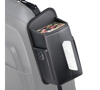 Genérico Car Seat Side Organizer | Car Seat Storage Box With Mesh Bag | Car Seat Storage Box |Rectangle Adjustable Strap Tissue Holder With Mesh Bag For Travel, Women & Men