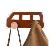 Generico Car Shape Coat Organizer - Wooden Wall Hanger for Kids Bedroom | Mounted Storage Rack with Smooth Hooks, Space Saving Holder for Backpacks Towels Hats Nursery Entryway