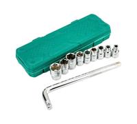 Generico Car Socket Set - 10 Piece Kit, Universal Socket Wrench, Quick Release Tool | Auto Repair Mechanics Set For Car, Motorcycle, Bicycle, Household Appliance, Garage And Home Maintenance Use