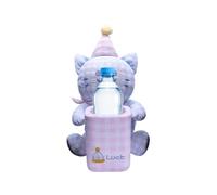 Generico Car Trash Bin,2-in-1 Cute Cat Auto Organizer - Car Trash Can | For Home Desk Table Bedside Dresser Camping Bedroom Travel Party Vehicle Truck Interior Snacks