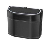 Generico Car Trash Bin - Car Garbage Bin | Carr Cup Holder Trash Can, Automotive Dustbin With Touch Light, Smell-Proof Waste Storage Can For Vehicle Rvs Minivans Pick-Ups Trucks Boats Cabs Road Trips