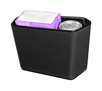 Generico Car Trash Can - Leak-Proof Multifunctional Rubbish Bin Organizer, 20.5x8x13cm Waterproof Storage Can | Microfiber Leather Design For SUV, Truck, Sedan, And Travel Use