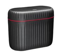 Generico Car Trash Can with Lid - 6.96 Inch PP Organizer Bin | PP Car Garbage Container - Large capacity keeps cars tidy and prevents leaks for vehicles home or office use
