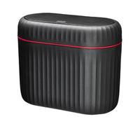 Generico Car Trash Can with Lid, Large Garbage Storage Organizer Bin, Leakproof Waste Container for Sedan, Suv, Van, Mpv, Truck, Front Back Seat, Door Storage Use, 6.96 X 3.66 X 5.70 Inches