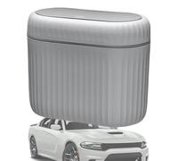 Generico Car Trash Can with Lid, Large Garbage Storage Organizer Bin, Leakproof Waste Container for Sedan, Suv, Van, Mpv, Truck, Front Back Seat, Door Storage Use, 6.96 X 3.66 X 5.70 Inches