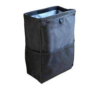 Generico Car Trash, Vehicle Bin, Folding Organizer, Waterproof Leakproof Design, Hangable Large Capacity, Black Oxford Cloth, 14.56x9.84x5.9 inches, Travel Camping Use for RVs, Trucks, SUVs