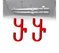 Generico Car Umbrella Hook,2/4/6 Pack Car Umbrella Clip,Trunk Hooks Umbrella-Storage Hook Clip,Stable Installation,No Drilling/No Shaking/No Noise,Suitable for Any Vehicle (Red,2PCS)
