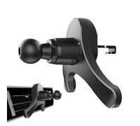 Generico Car Vent Phone Mount - 360 Degree Rotatable Air Vent Phoone Holder With Wider Spring Clamp, Universal Anti Shake Cell Phone Car Mount For Dashboard Compatible With Most Smartphones