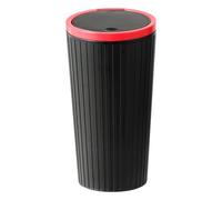 Generico Car Waste Storage Bin - PP & ABS, 3.34x6.41in Mini Rubbish Bin | Leakproof Car Dustbin Organizer For Vehicles, Desks, Home, Coffee Tables, Accessories, Pop-Up Cover Trash Can