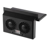 Generico Car Window Fan Solar Powered - Head Cooling System, Easy Install Vehicle Ventilation Fan, Energy Efficient Air Circulator for Backseat Front Seat Use | Portable Car Cooling Device for Adults