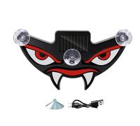 Generico Car Windshield Lights - Solar LED ABS Eye Lamp | Dynamic Winking | Dynamic Car Eye Lights - ABS LED Window Lamp | Solar Type-C | Winking Warning Decor For Trucks, SUVs, RVs, Night Driving