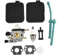 Generico Carburatore per Tosaerba Ricambi per Motori per Stihl, Kit carburatore con Filtro Carburante, carburatore