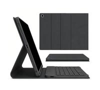 Generico Carcasa Protectora Con Teclado Para Tablet 27,5x20,5x2,5 Cm - Cubierta Retroiluminada ABS - Soporte Magnético Con Ranura Para Bolígrafo - Para Escuela, Viajes, Estudio, Negocios Y Hogar