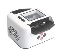 Generico Card - 6,5 pollici Card Shuffling Machine | Poker che mescola portatile | Macchina addominali a basso rumore con batteria da 2000 mAh per poker, bridge, rummy e feste