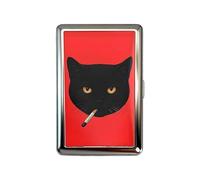 Generico Card Case Wallet, Compact Zinc Alloy Storage Box, Vintage Business Card Holder Book for Outdoor Travel, Hiking, Camping, Home, Office, Hotel, Money, Cash