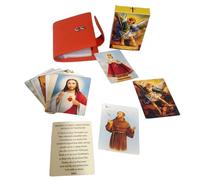 Generico Card Holder - Leather Portable Holy Card Storage Organizer, Holder Bag for Secure Organization and Carrying | Protective Storage Case for Religious Cards, Prayer Cards and Keepsakes