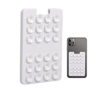 Generico Card Holder - Silicone, Standard Size Mount Holder Convenient and Durable | Suction Cup Phone Wallet with Mirror and Card Storage, Mobile Cards Holders for phones, travel, office