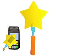 Generico Card Holder Wand, Portable Cards Protection Tool, Star and Heart Design Guard Secure Easy Access, Contactless Credit Card Holder Stick for Men Kids Friend Shopping Travel Daily Convenience