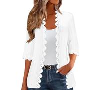Generico Cardigan da Donna per Autunnali e Invernali 2024 Cappotto Aperto Classico a Maglia Leggeri Streetwear Uso Quotidiano Elegante Golfino Maniche