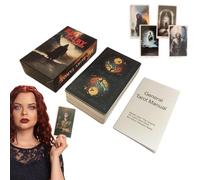 Generico Cards di Tarocchi Divinazione - Deck Fortune, Guida all'intuizione | Strumento di meditazione di lettura di carte mistiche Daily, quindi utilizzare nella pratica 'esplorazione spirituale con