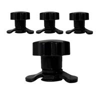 Generico Cargo L-Track Studs Nuts | Securing Bolts Hardware 4 Pieces - RV L Track Hardware Studs - for Truck Bed Trailer Marine Deck Owners Professionals Enthusiasts