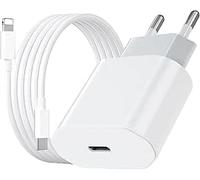 Generico Caricatore iPhone, Caricatore USB C da 20W con Cavo USB-C to Lightning da 1M, Caricabatterie per iPhone 14/13/ 12/11/ X/ 8/7