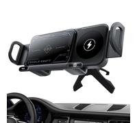 Generico Caricatore Wireless Auto | Supporto per Cellulare in Auto | 15W Doppia Bobina Wireless Pieghevole Dispositivo di Ricarica per Cellulare per Griglia Aria Cruscotto e Console Centrale