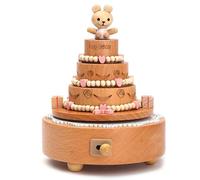 Generico Carillon in Legno, Carillon a carosello | Carica Le scatole Musicali dei Cartoni Animati | Carillon Classico per Ragazze, Regalo di Compleanno di Natale o Ornamento Decorativo da scrivania